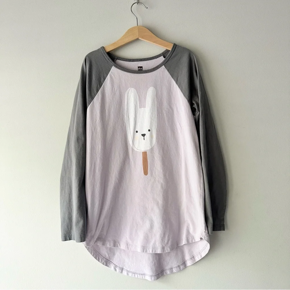 Tea Collection Bunny Rabbit Popsicle Raglan Shirt